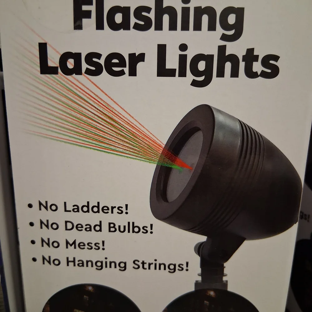 Doohickey Flashing Laser Lights - Black